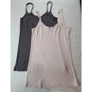 Old Navy 2-Pack Cotton Tank Tops Size Small Pink & Gray Sleeveless